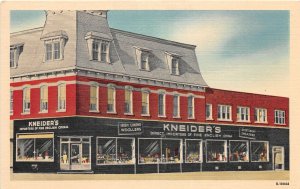 H69/ Dunnville Canada Postcard Ontario Linen Kneider's Fine China Store 88