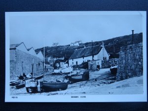 Cornwall SENNEN COVE Harbour - Old RP Postcard by Overland Views