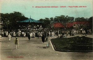 CPA AK Dakar Place Protet, cote Nord SENEGAL (822042)