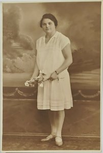 Germany Cottbus Brandenburg Young Woman by Famous Fritz Unger Photo Postcard T18