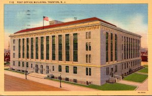 New Jersey Trenton Post Office Building 1944 Curteich