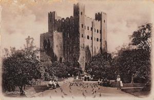 uk19169 the castle  rochester real photo uk