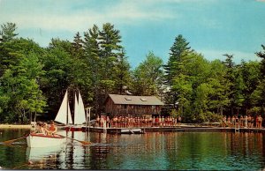 New Hampshire Peterboro Boston University Sargent Camp Half Moon Pond Waterfr...