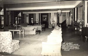 Green Lake Wisconsin WI Roger Williams Inn Real Photo Vintage Postcard