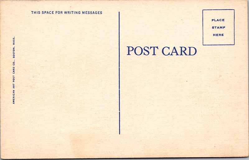 Postcard SHOPS SCENE Calais Maine ME AL0981