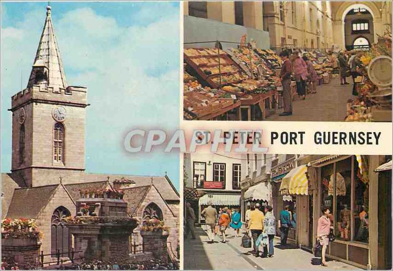 Modern Postcard St Peter Port Guernsey