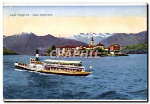 Italy italia Old Postcard Isola Superiore