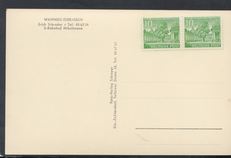 Germany Postcard - Wannsee-Terrassen, S-Bahnhof Nikolassee   RS15001