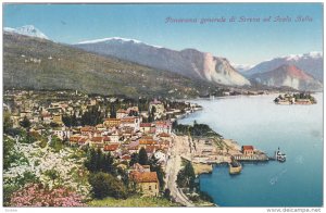 Panorama generale di Stresaed Isola Bella, Piemonte, Italy, PU-1938