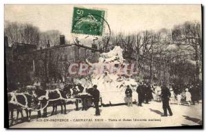 Old Postcard Carnival XXIII Thetis and Ocean marine deities Aix en Provence