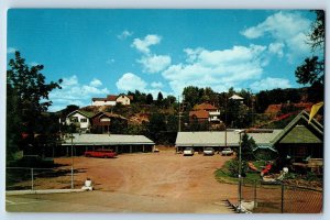 Manitou Springs Colorado Postcard Wichita Motel Center Town 1960 Vintage Antique