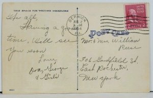 Berwick Pa Hotel Berwick Pennsylvania Postcard M6