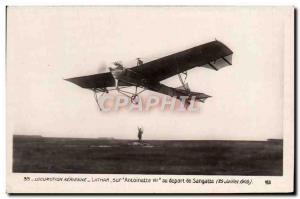 Old Postcard Jet Aviation Latham Antoinette VII departing Sangatte July 29, 1909