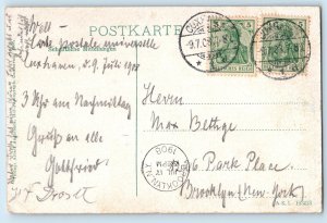 Lower Saxony Germany Postcard Old Love North Sea Resort Cuxhaven 1908
