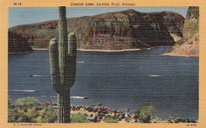 Postcard Canyon Lake Apache Trail AZ