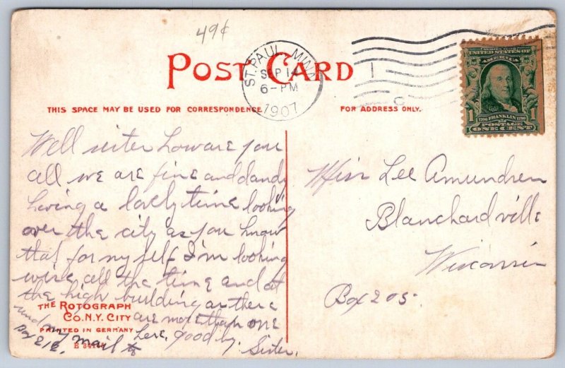 K49/ St Paul Minnesota Postcard c1910 Grand Opera House 458