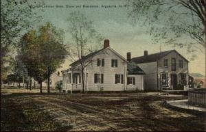 Argusville NY Lehman Bros Store & Residence c1910 Postcard