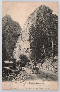 Cheyenne Canon Colorado A Home In The Valley At Pillars Of Hercules Postcard D34