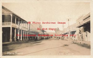 CA, Ione, California, RPPC, Main Street, Business Section, Photo