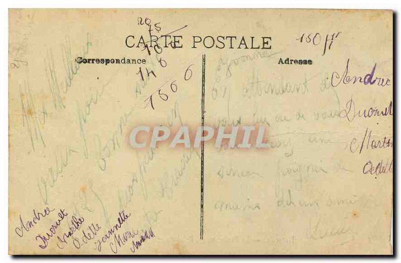 Old Postcard Marseille Prado saw roundabout