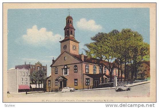 St. Paul's Anglican Church, Erected 1750, Halifax, Nova Scotia, Canada, 1910-...