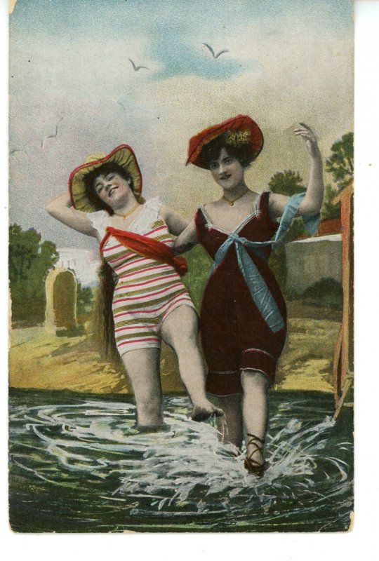Swimming/Bathing - Swimsuit Models, 1910