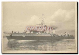 Old Postcard Boat War Torpedo Simon
