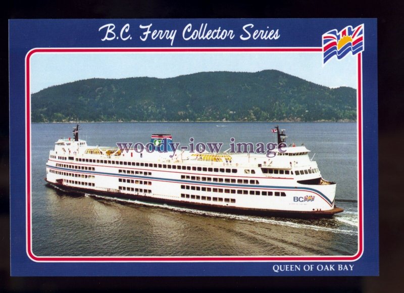 FE3174 - Canadian Ferry - Queen of Oak Bay , built 1981 - postcard