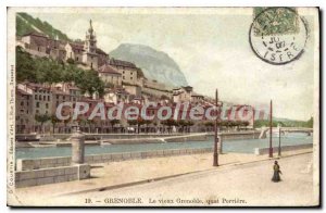 Old Postcard Grenoble Grenoble Old Quay Perriere