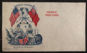 Mint USA Postcard Cover Anglo Saxon One Goal Gloria Mundi