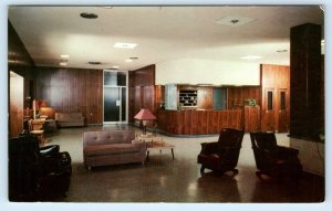 SHREVEPORT, Louisiana LA ~ Roadside HOTEL P & S Lobby Interior c1960s Postcard