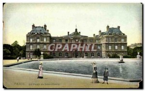 Old Postcard Paris Palais du Luxembourg Children