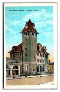 Government Building Richmond Kentucky KY WB Postcard F21