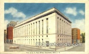 Cincinnati, OH USA Post Office Unused 