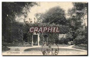 Old Postcard Suresnes historic Chateau des Landes