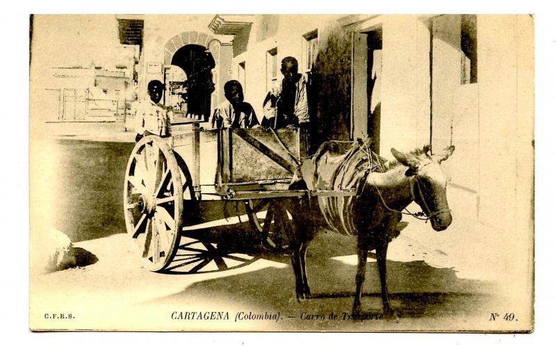 Colombia - Cartagena. Transport Cart