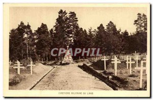 Old Postcard Military Cemetery of linen