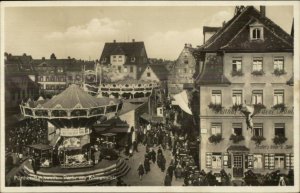 Park Rides Further-Kirchweih Konigsplatz Real Photo Postcard