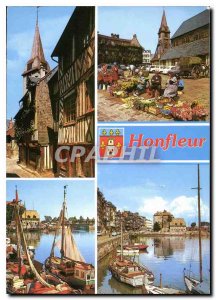 Modern Postcard La Cote Fleurie Honfleur