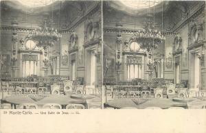 Lot 27 early stereo views all MONACO Casino Monte Carlo stereographic views 