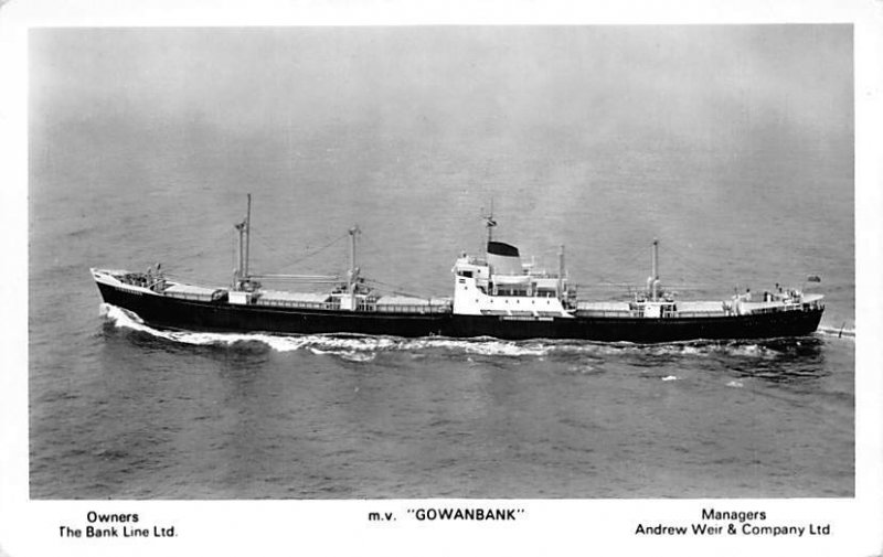 MV Gowanbank Bank Line Ship Unused 