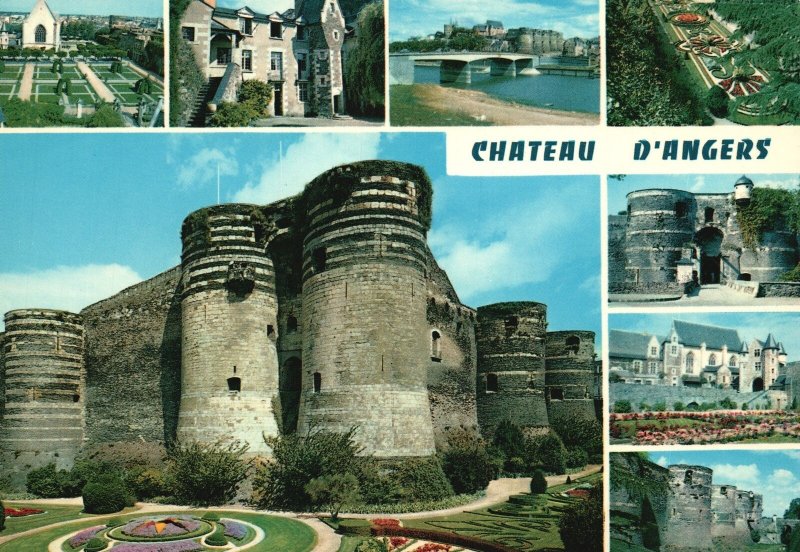 Postcard En Anjou Angers Maine-Et-Loire Le Chateau Reconsteuit Par St-Louis