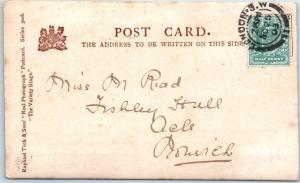 RPPC  ACTOR DAN LENO in Drag as SISTER ANN  in 1903 England Tuck Postcard