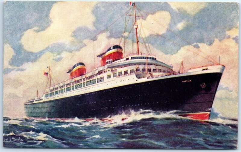 Postcard - The United States Lines S. S. America