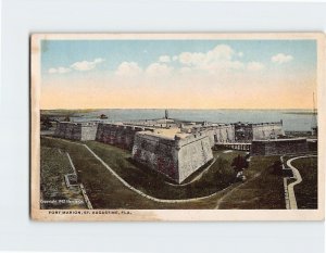 Postcard Fort Marion, St. Augustine, Florida