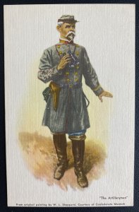 Mint USA Color Picture Postcard Civil War The Artilleryman