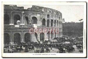 Postcard Former President of the Republic The President arrived at the Colise...