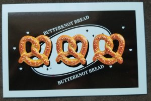 [AG] P591 Food Dessert Butterknot Bread Cuisine Gastronomy (postcard) *New