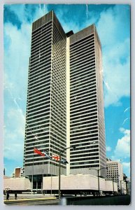 Royal Bank Of Canada, RBC, Montreal Quebec, Vintage 1963 Chrome Postcard