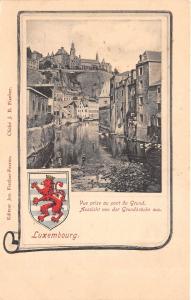 B93912 luxembourg heraldic vue prise au pont du grund